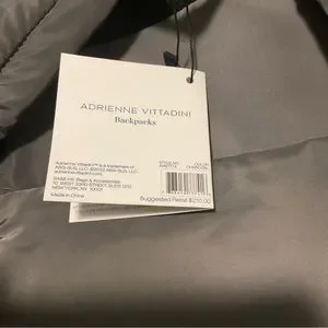 NWT Adrienne Vittadini Puffy Backpack, charcoal colored, one size, designer Adrienne Vittadini | Bags | Nwt Adrienne Vittadini Puffy  main image 2
